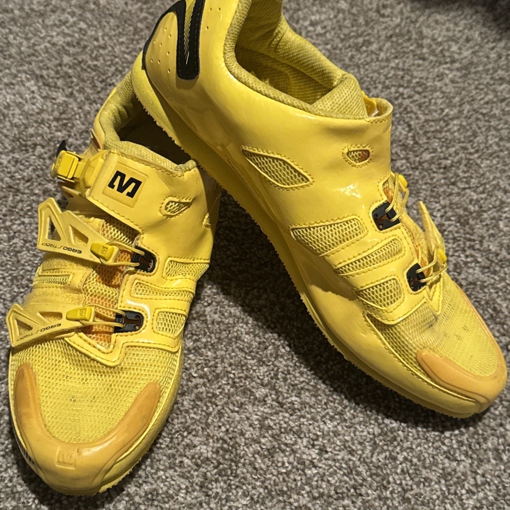 Mavic Podium SS13 Yellow Cycling Size 9